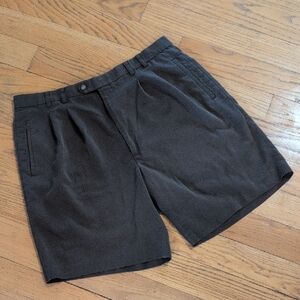Cutter & Buck Dark Gray Flat Front Shorts